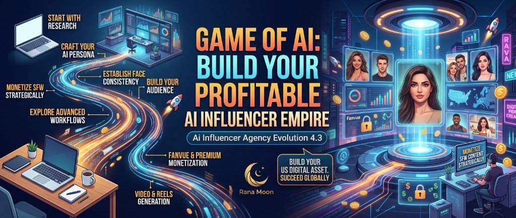 Game of AI: Build Your Profitable AI Influencer Empire - AI Influencer Agency Evolution 4.3